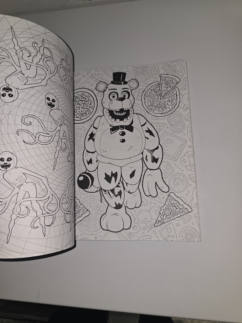 The Official Five Nights at Freddy's Coloring Book - White with Red Text - Picture 5 of 8